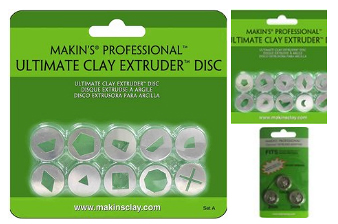 Насадки для экструдера Makin’s Professional Ultimate Clay Extruder.